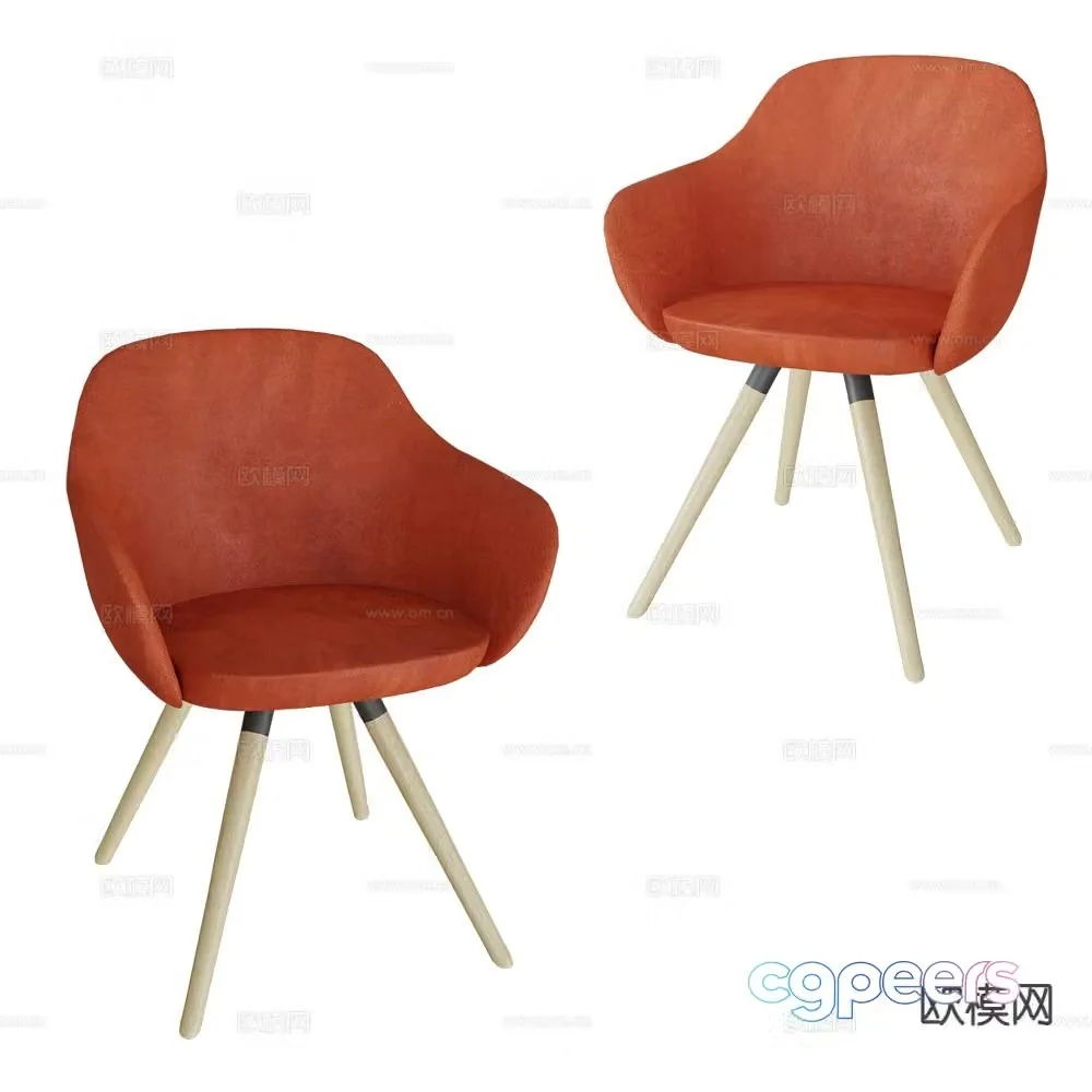 CANCIO chair dining chair 3d model