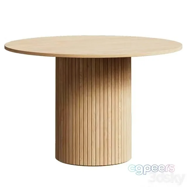 3ds Max Free – Table Hill-1, round, Divan.ru