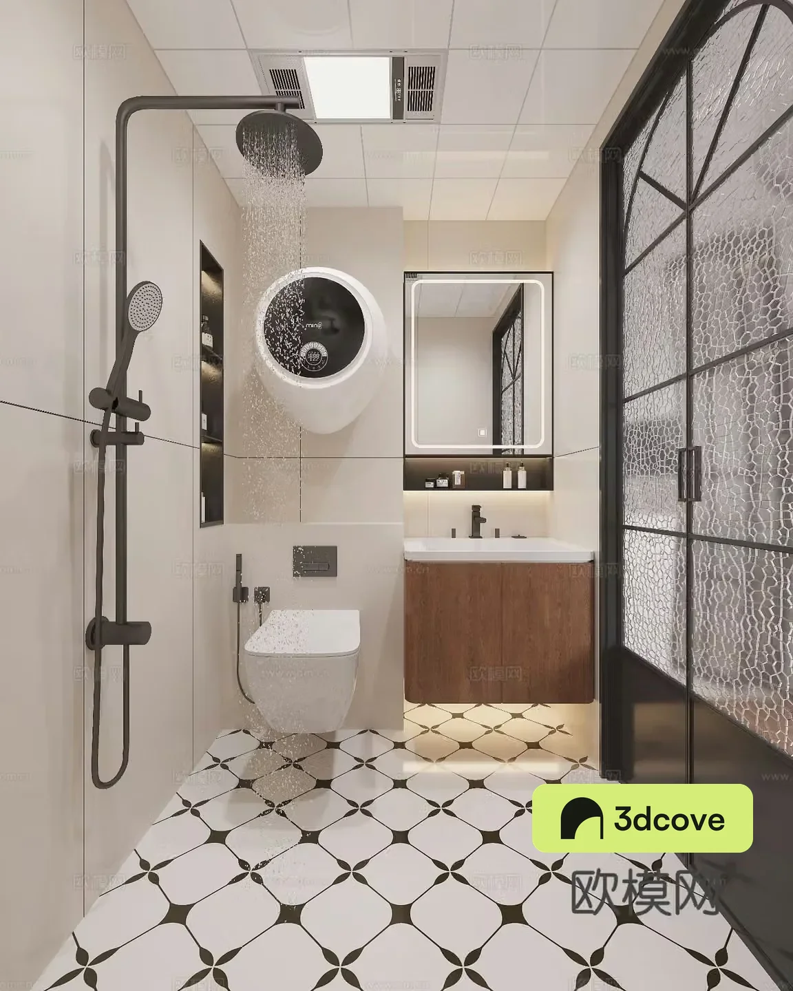 Medieval style bathroom