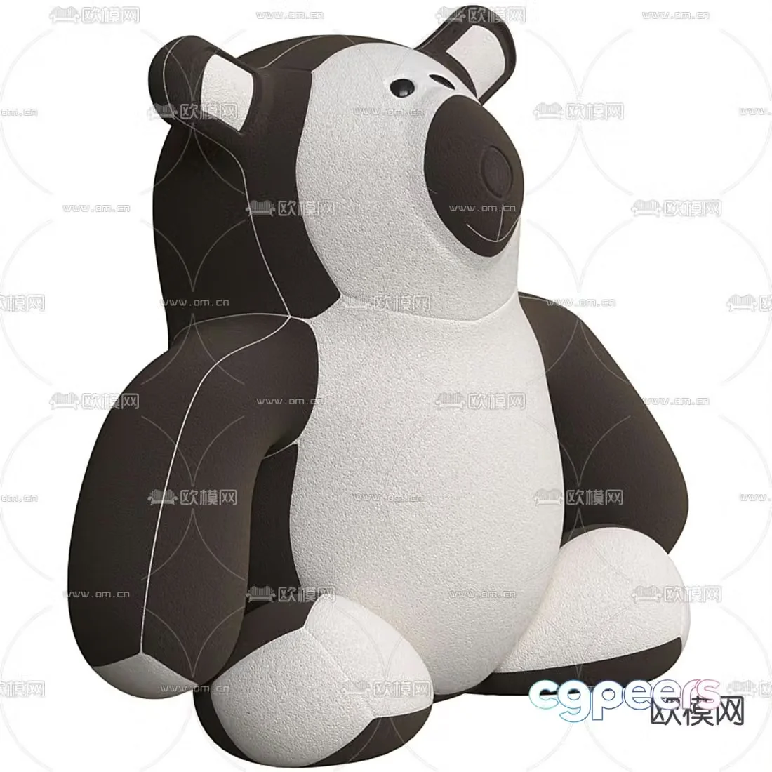 Modern children’s doll toy 3d model