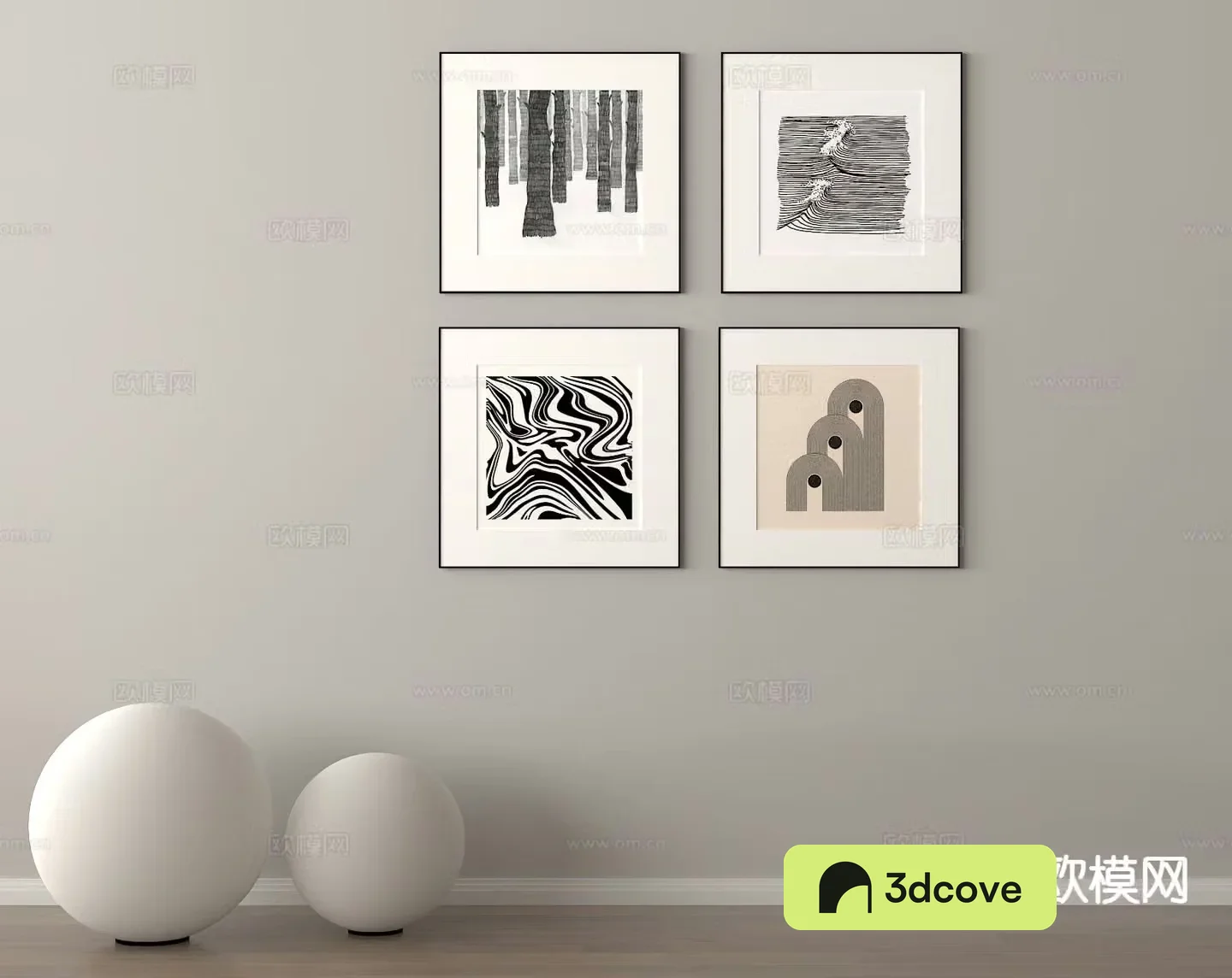 Art painting decorative painting combination painting