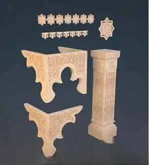 A Beige Stone Column 3D Model – 19648 – VRAY Render