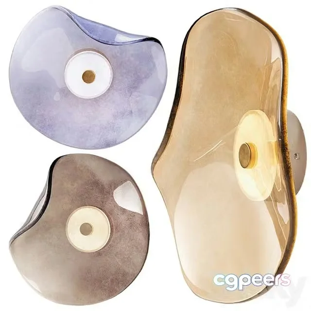 3ds Max Free – CONTEMPORARY WALL SCONCE WITH GLASS SHADE