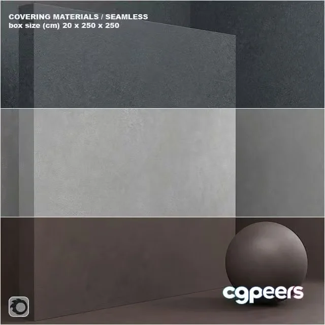 3ds Max Free – Material (seamless) – coating, concrete, plaster set 60