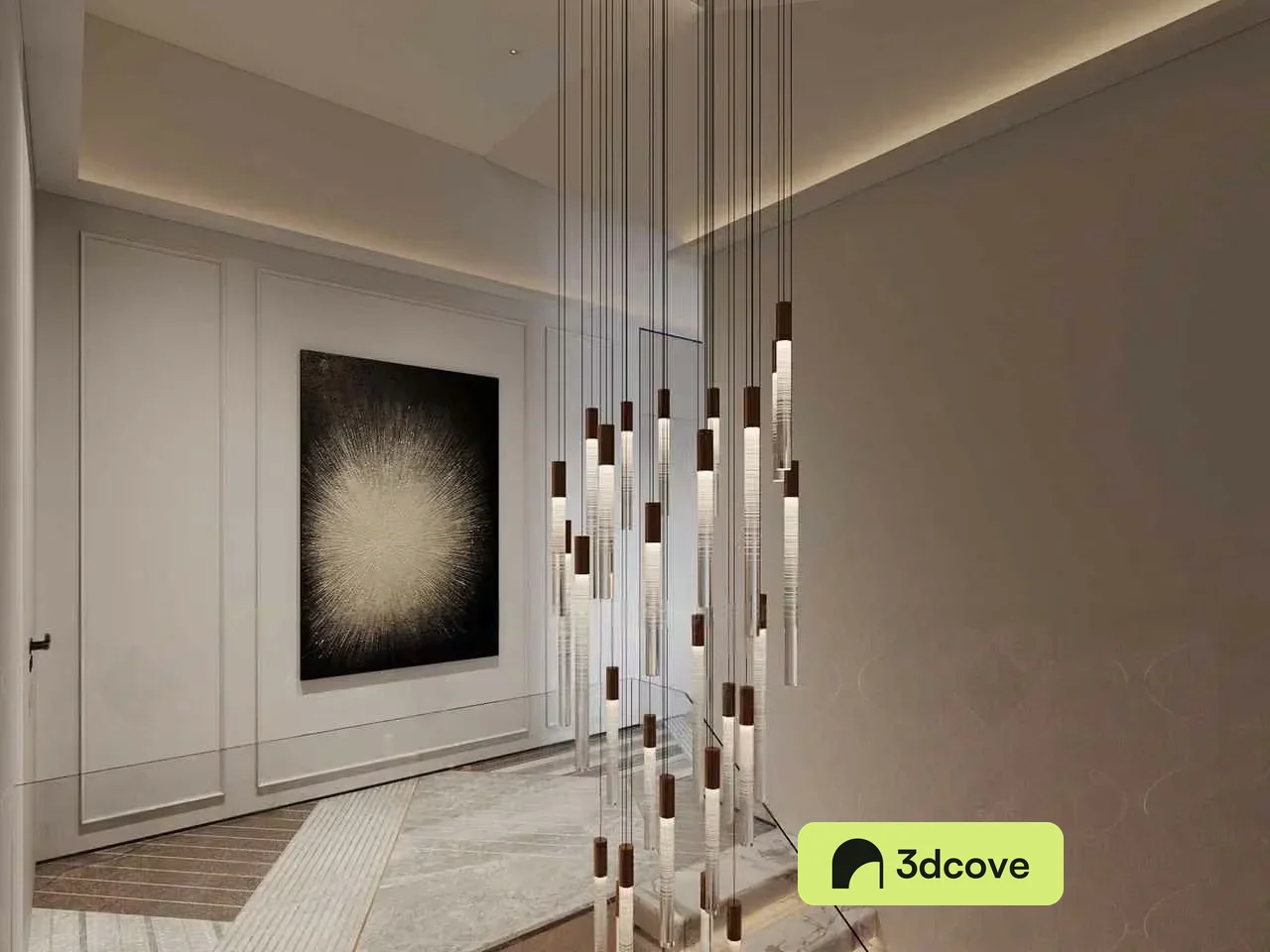 Modern Abstract Light Fixture