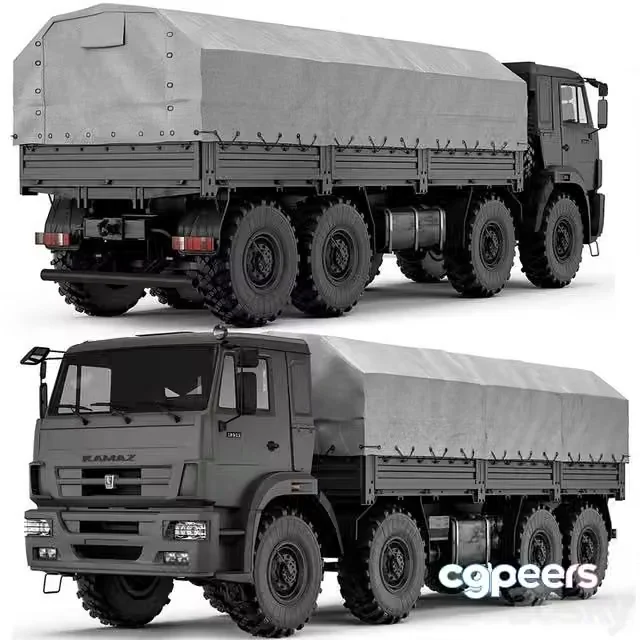 3ds Max Free – Kamaz 63501 Mustang 2016