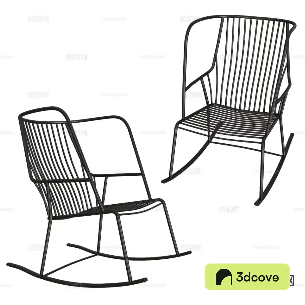 Castil outdoor chair wrought iron chair rocking chair