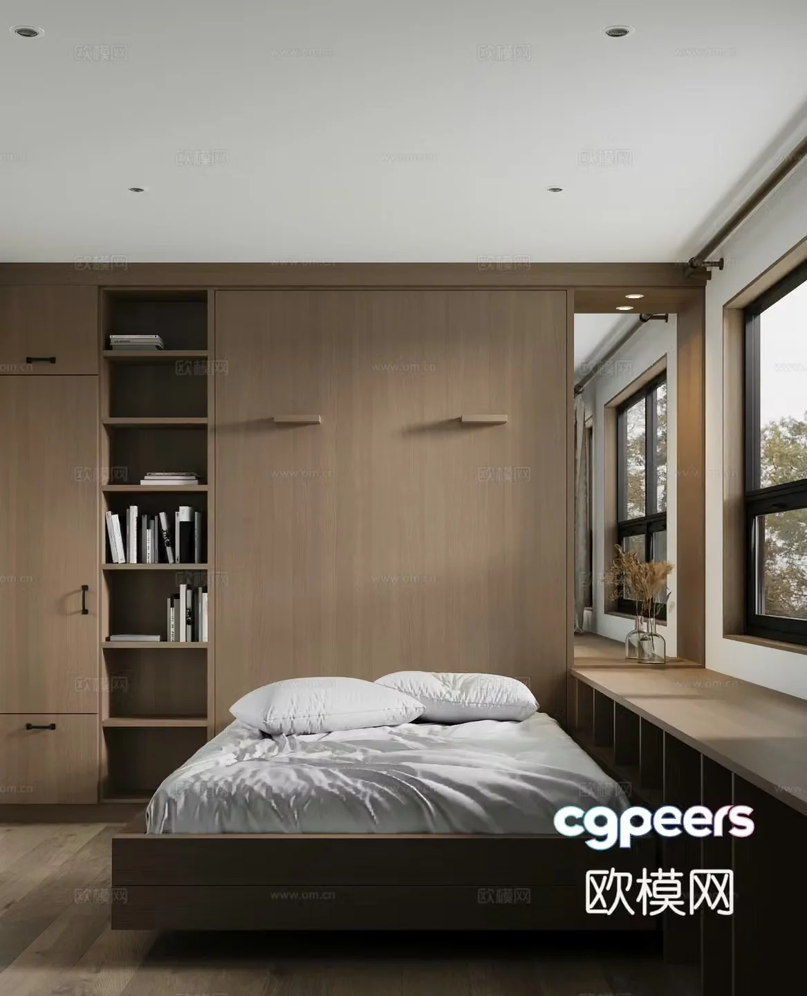 Modern bedroom 3d model