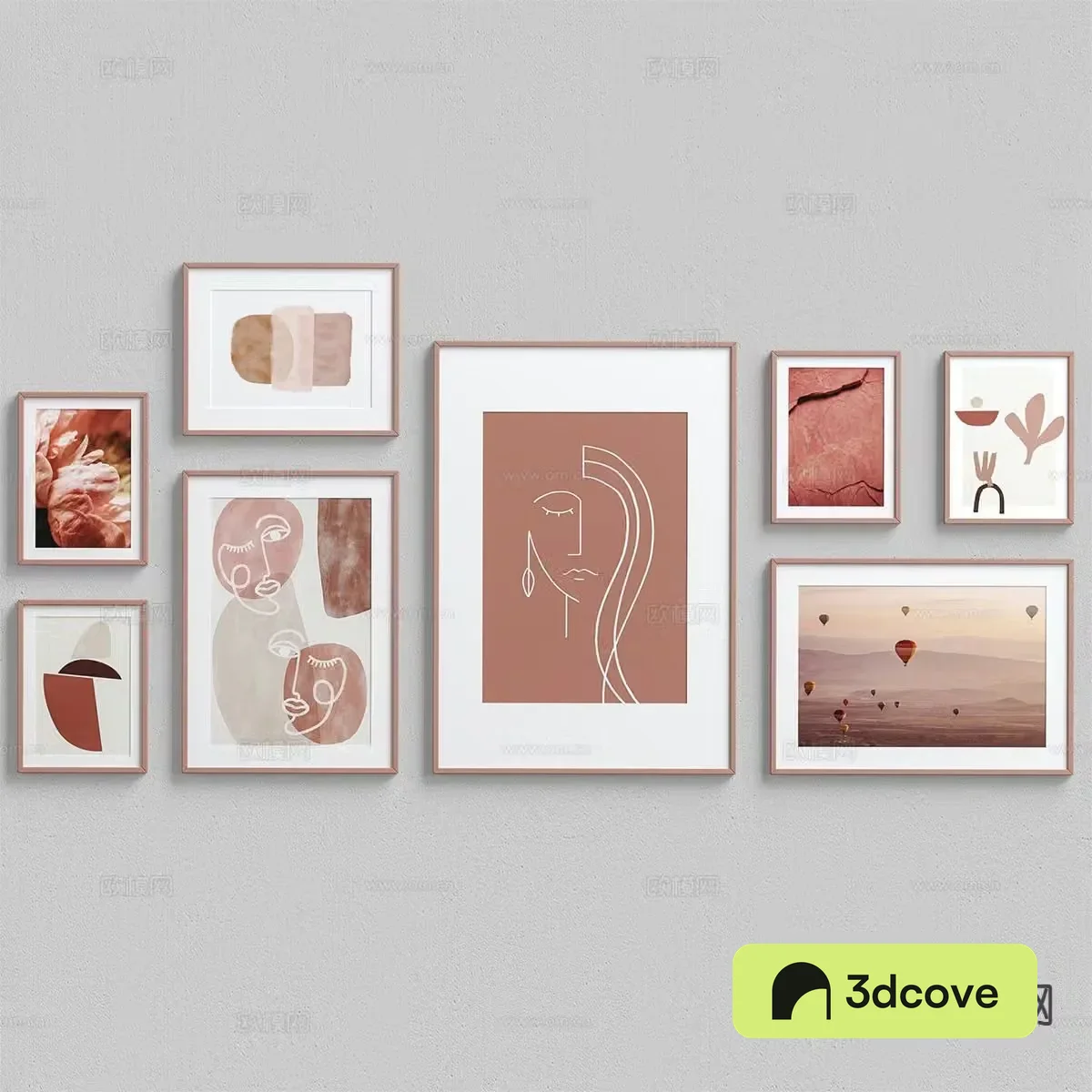 Decorative painting hanging painting abstract painting