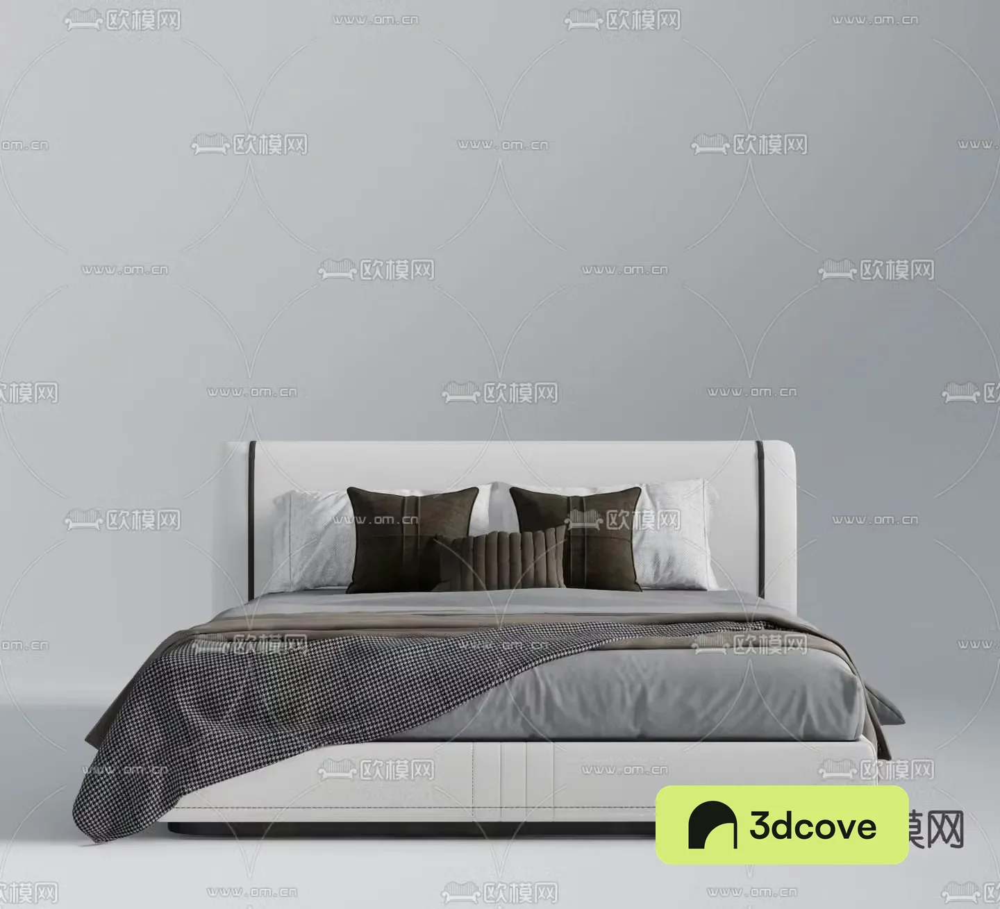 Modern double bed