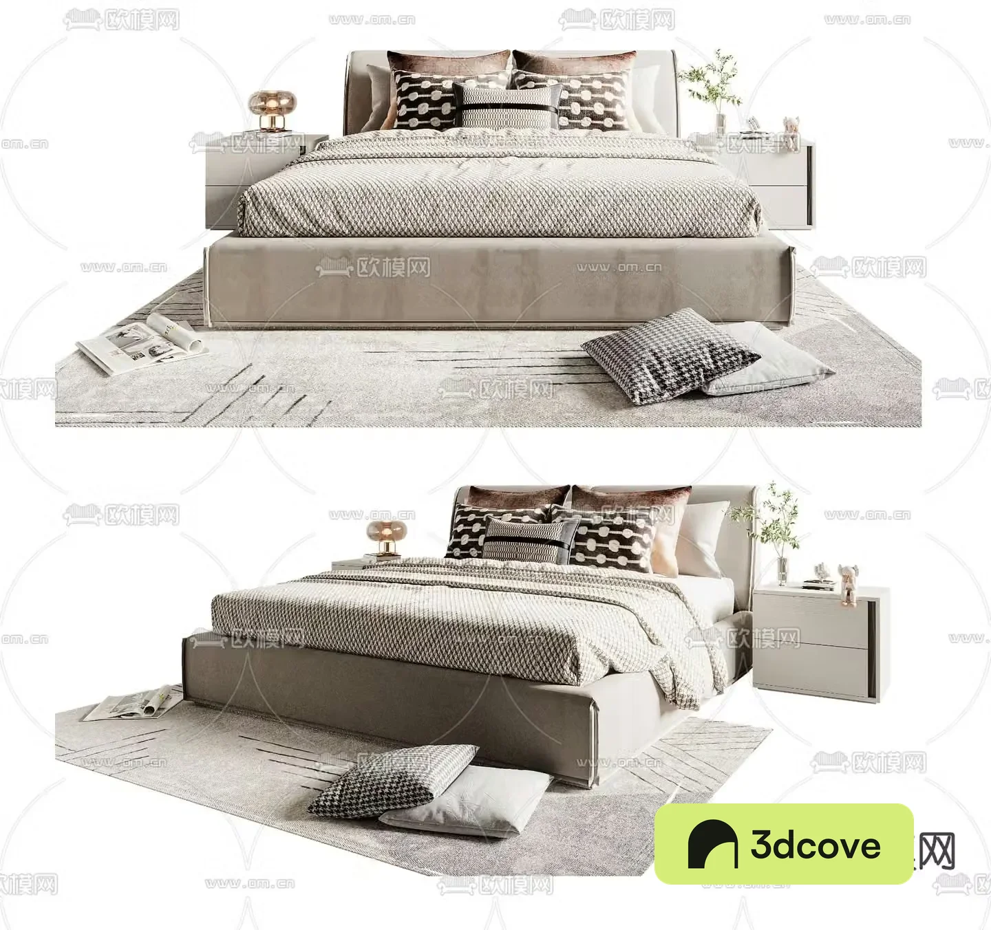 Poliform double bed