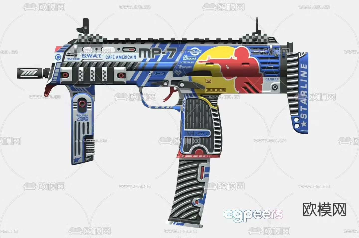 Children’s pistol Children’s rifle toy 3d model