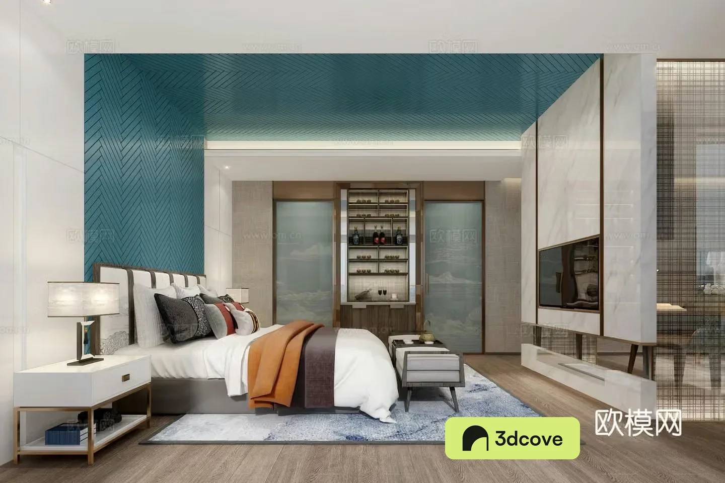 Modern bedroom