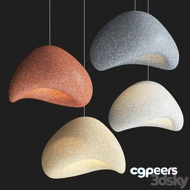 3ds Max Free – Khmara Halia Speckled Pendant Lamp