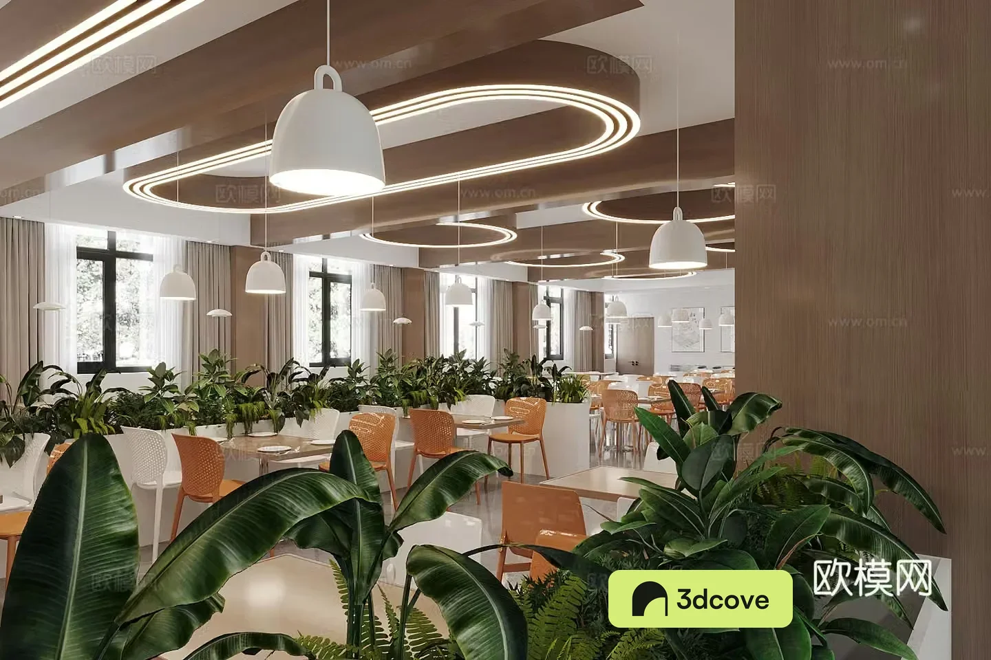 Modern cafeteria company cafeteria canteen
