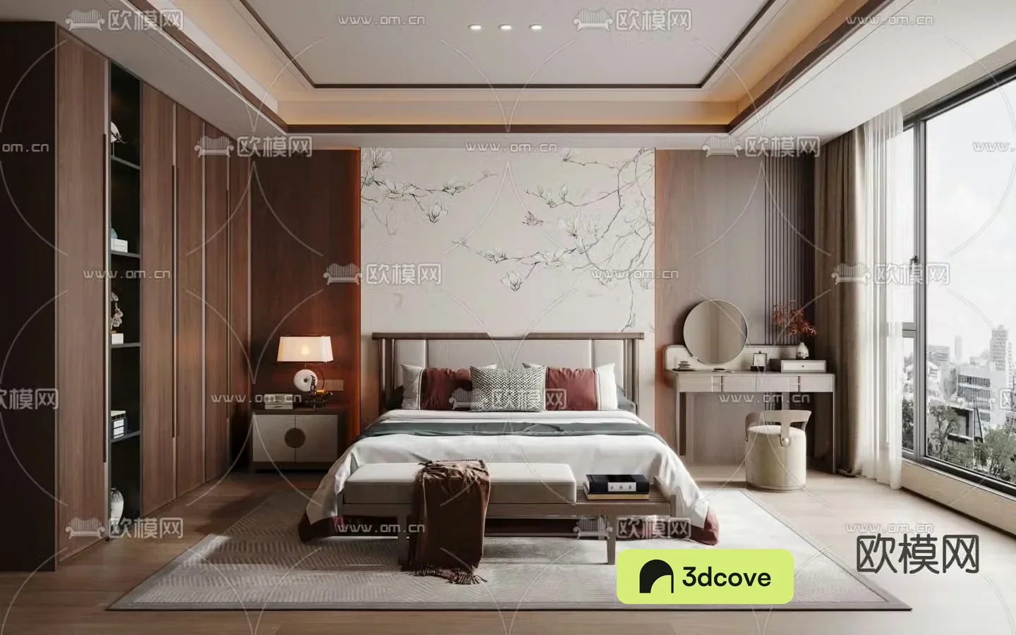 New Chinese style bedroom master room