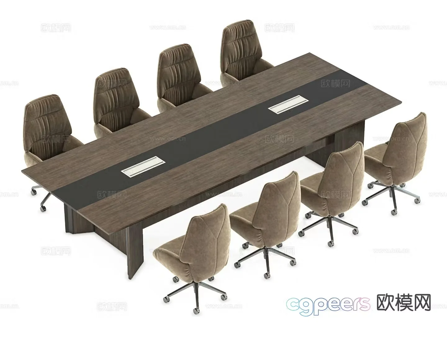 Modern conference table conference table 3d model