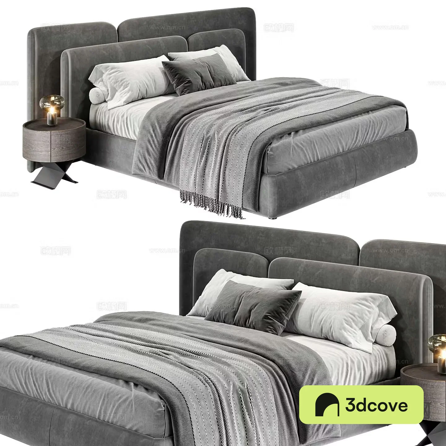 Modern double bed