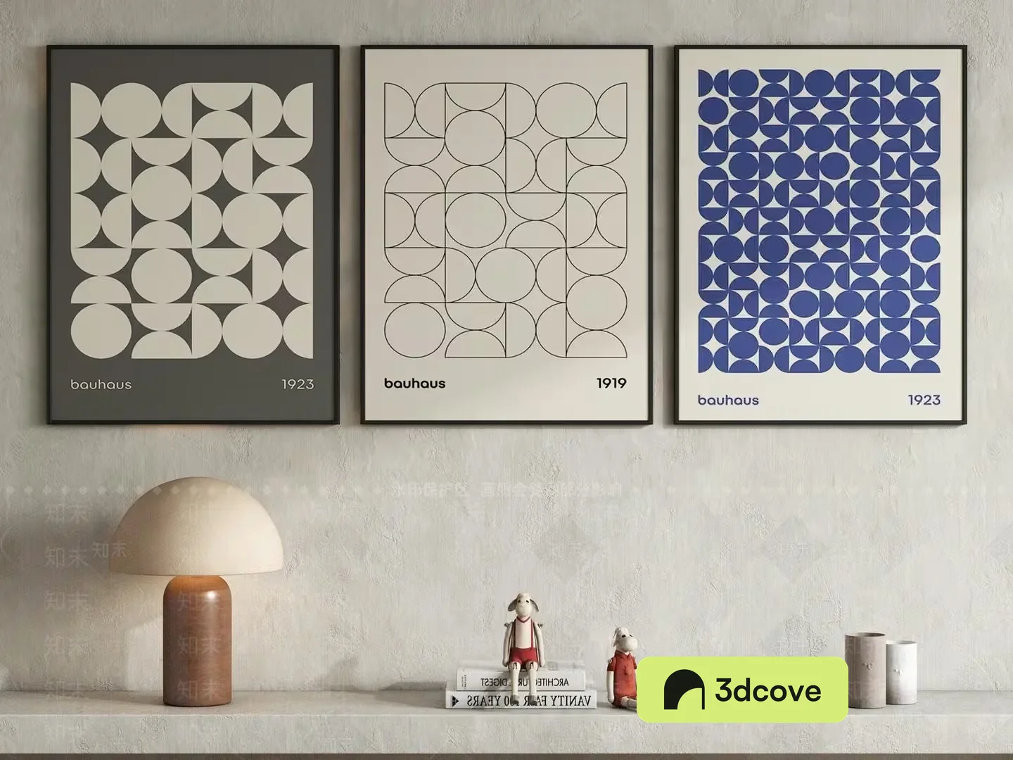 Modern Bauhaus-Inspired Posters