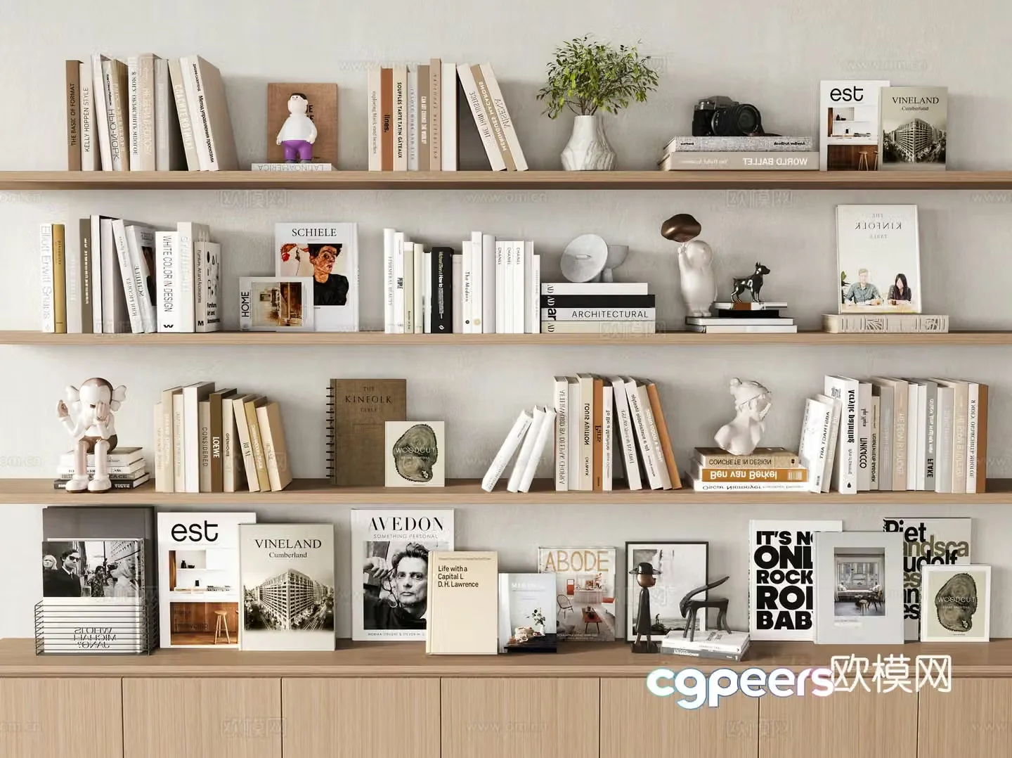 Modern books Books Books Books Books Current Magazine Book Combination Magazine 3D Model