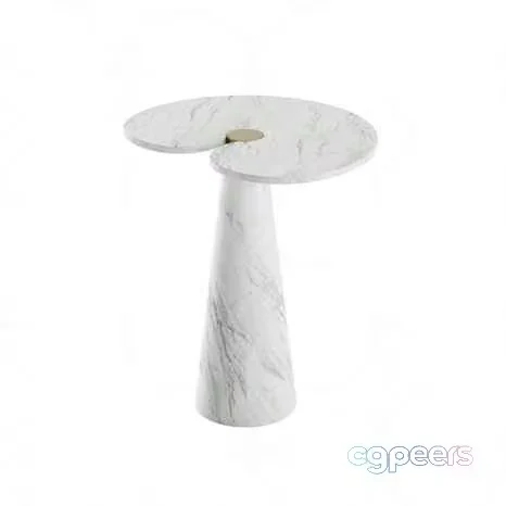 A White Marble Table 3D Model – 14923 – VRAY Render