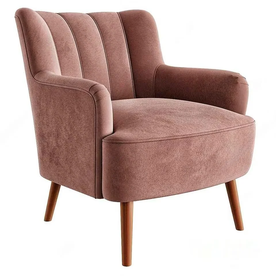 Modern Pink Chair 3D Model – 18020 – VRAY Render