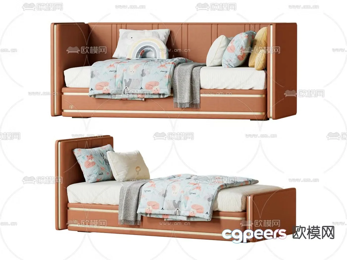 Multifunctional sofa sofa bed children’s bed 3d model
