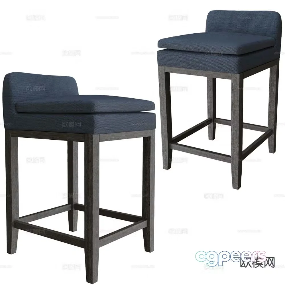 Modernature Bar Stool Bar Stool 3d model