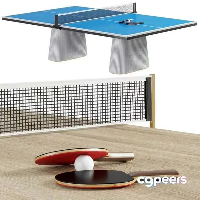3ds Max Free – Ping Pong Table EGEO By Vismara
