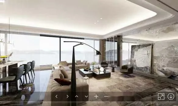 Modern Living Room 3D Model – 3067 – VRAY Render