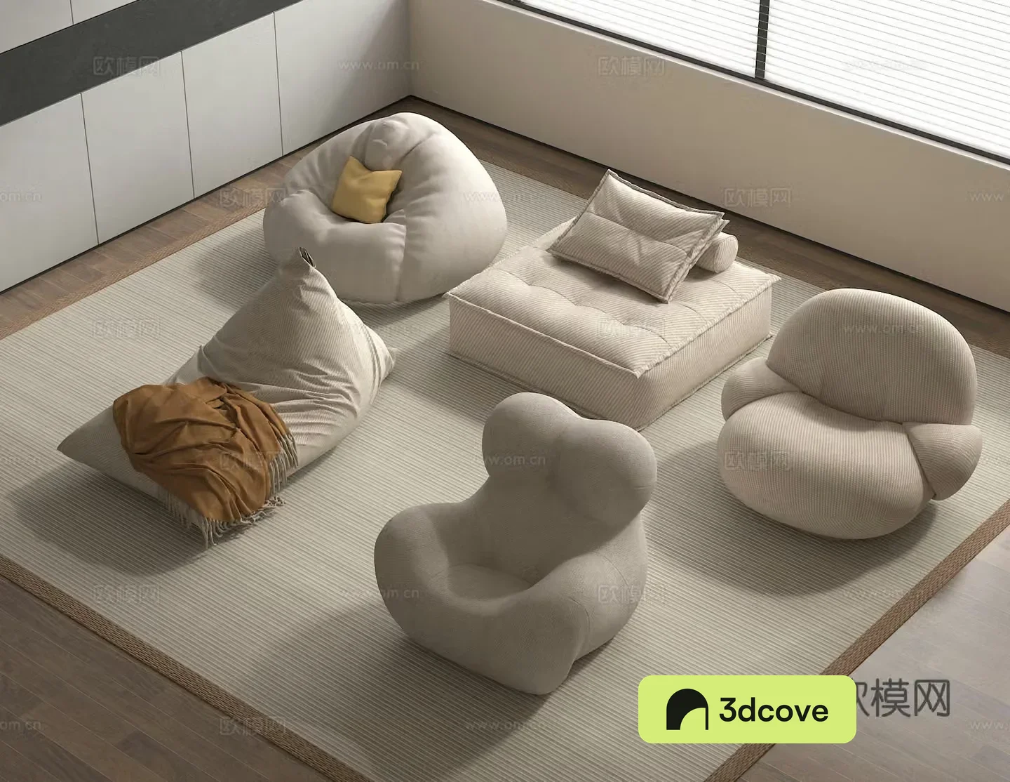 Lazy sofa casual sofa
