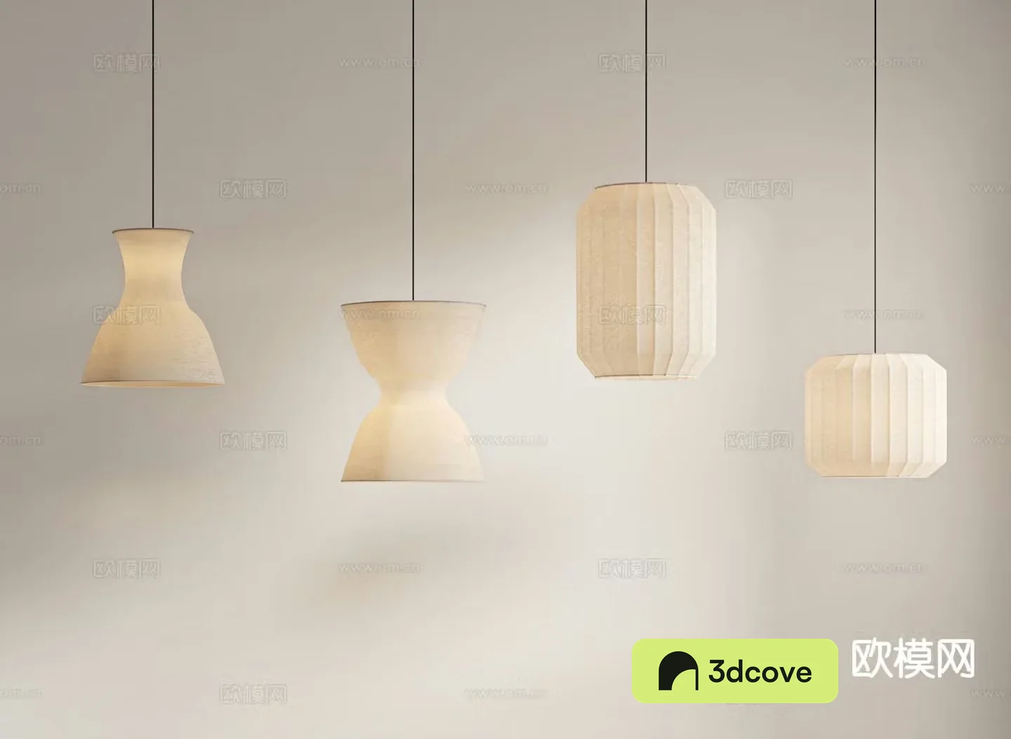 Wabi-sabi chandelier bedside small chandelier