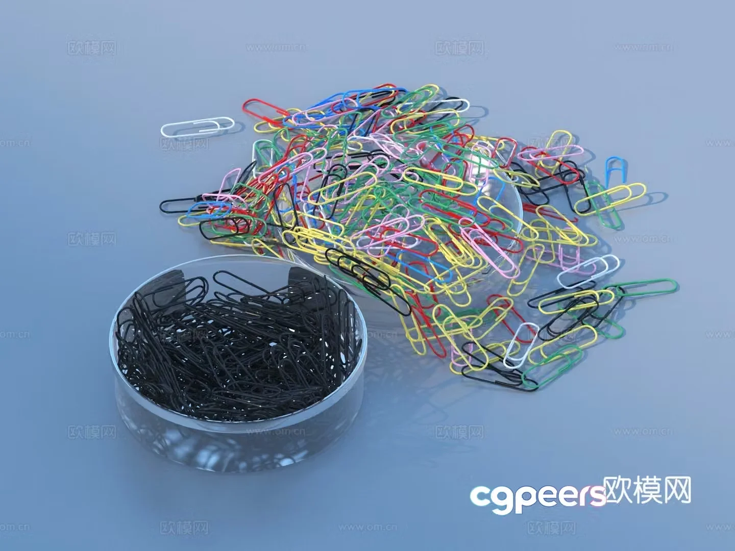 Pin Sketch Office Supplies 3D Model
