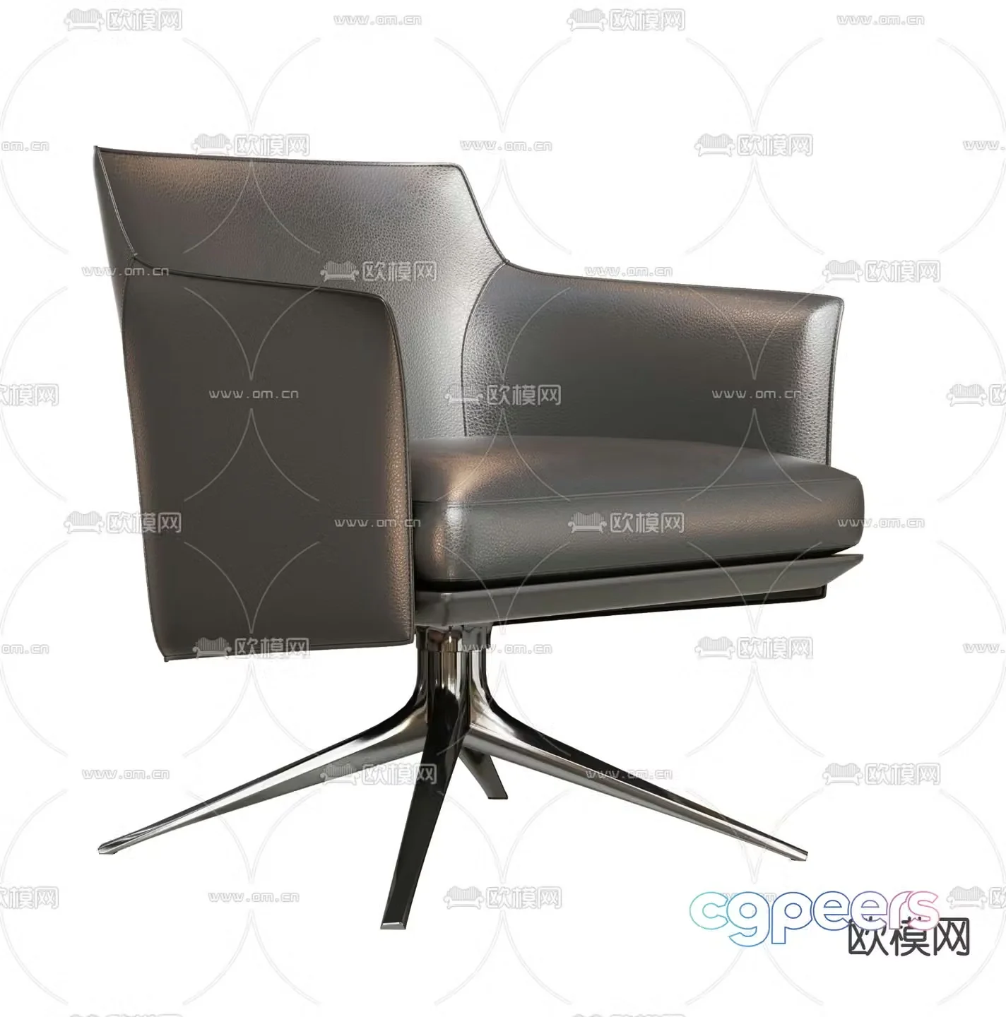 Modern office chair class chair 3d model