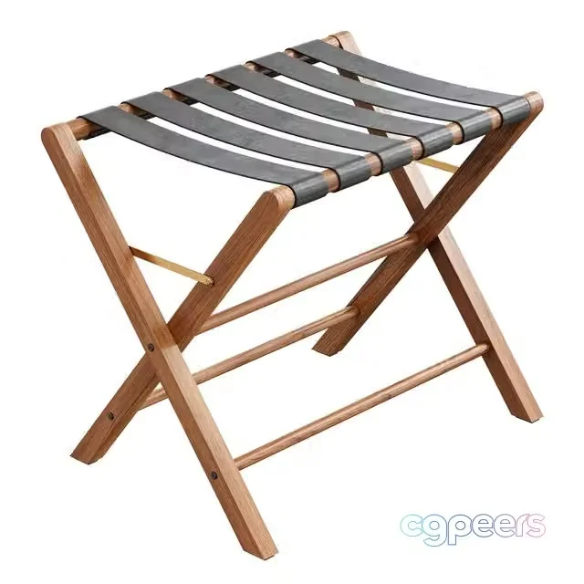 3ds Max Free – Zara Home – The leather and wood stand for suitcase