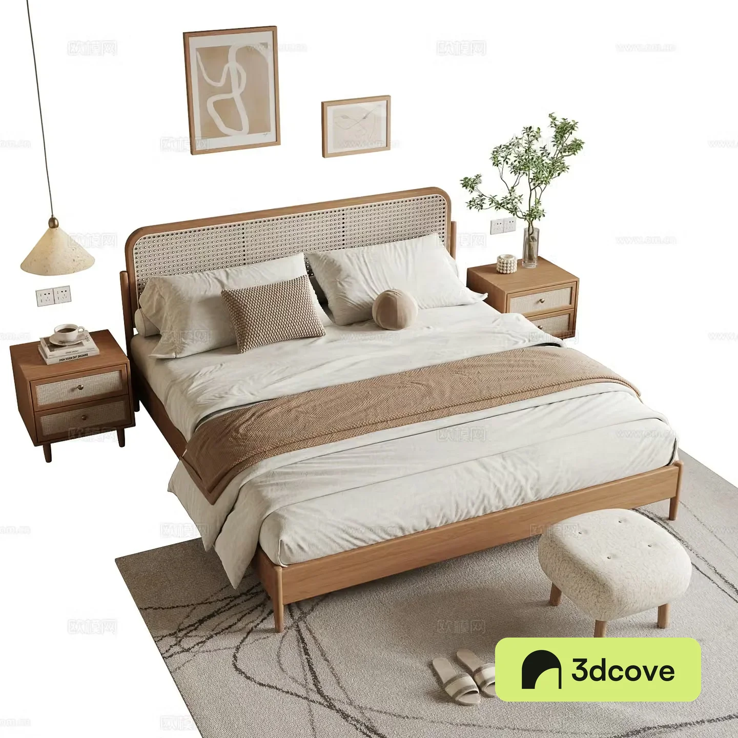 Nordic double bed