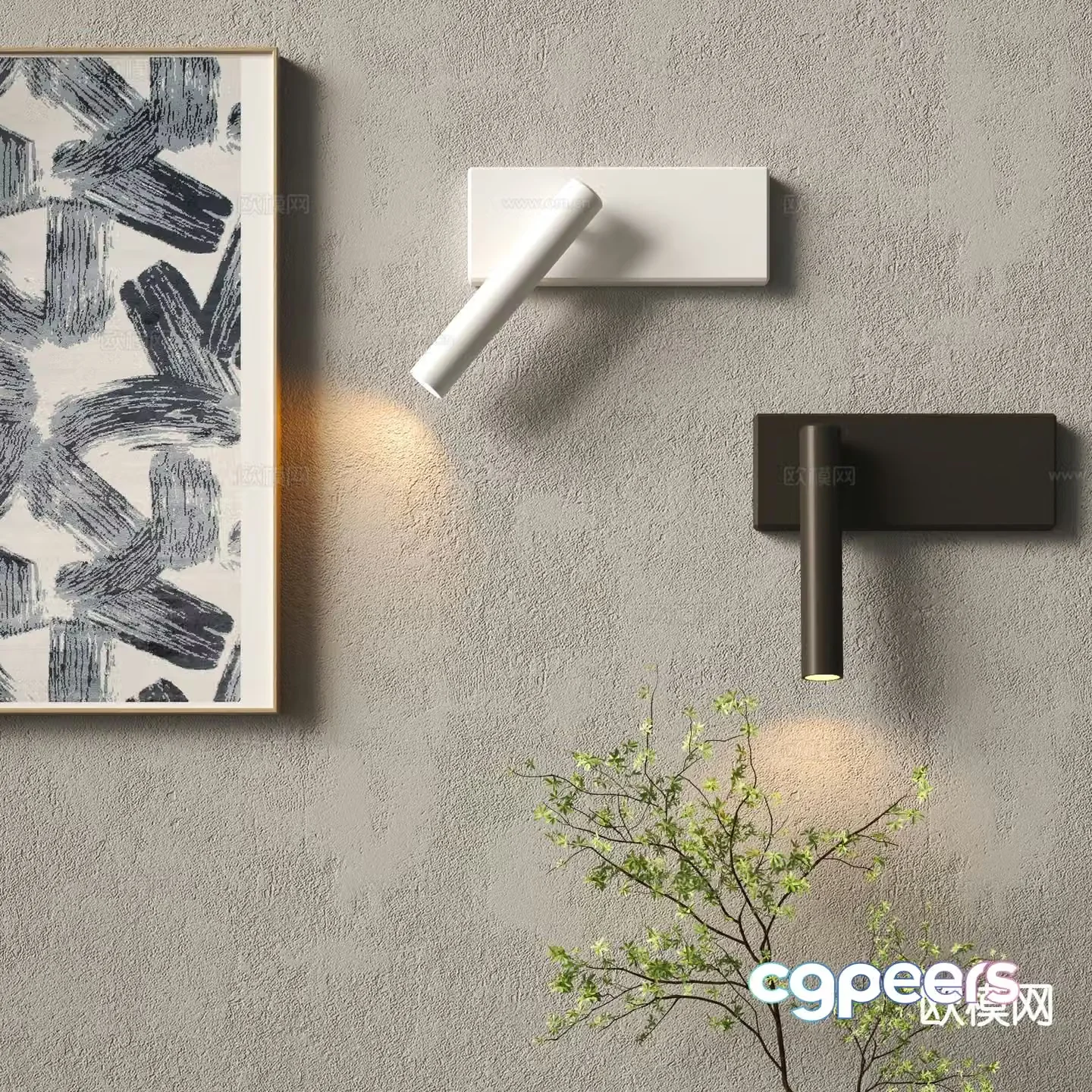 Modern wall lamp creative wall lamp personalized wall lamp 3d model