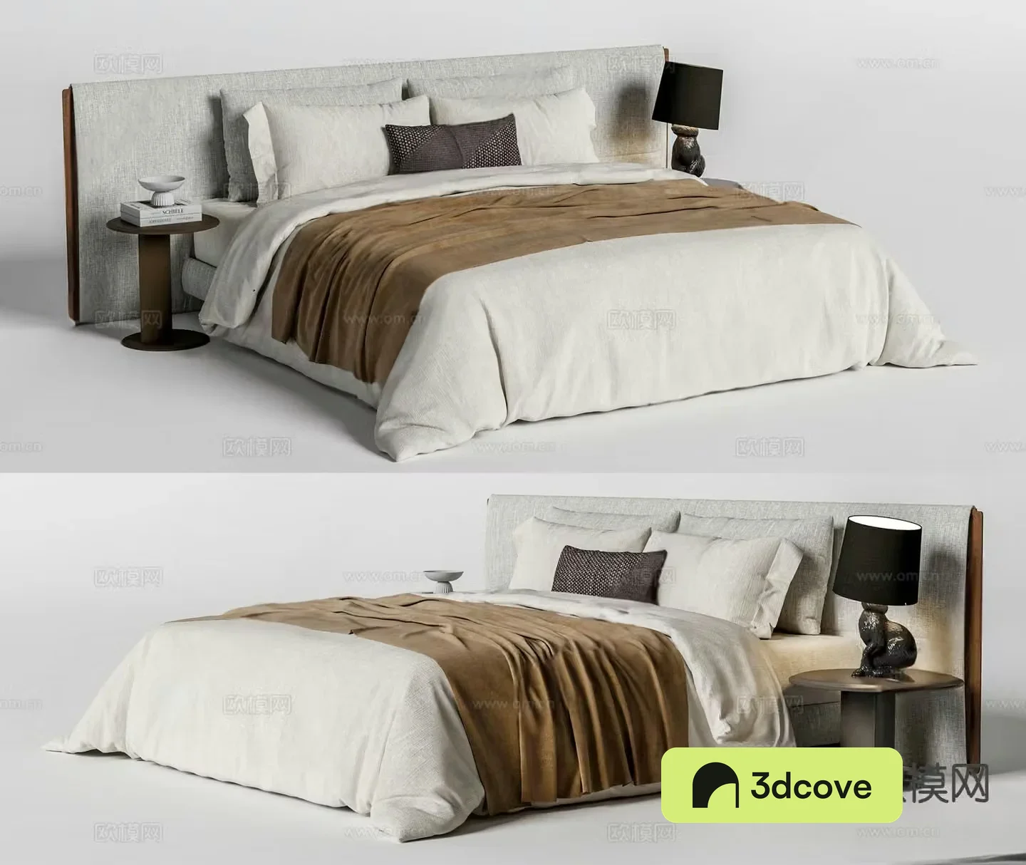 Modern double bed