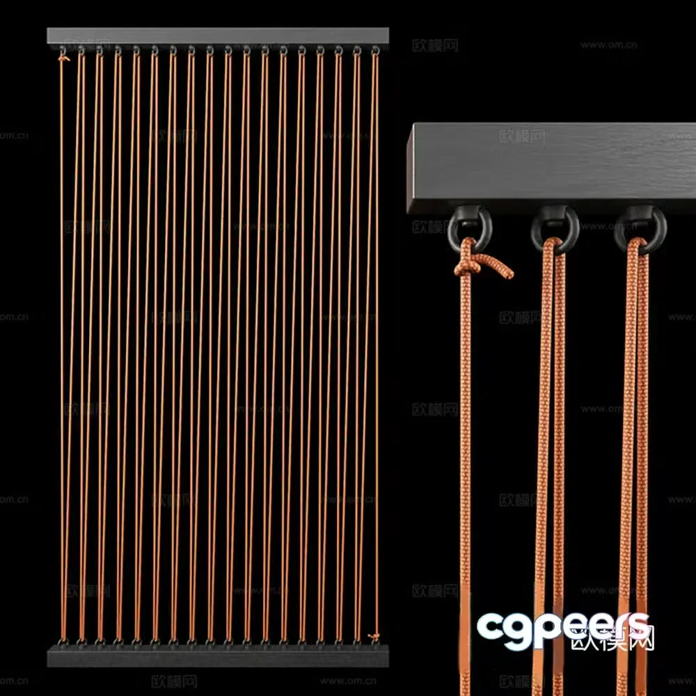 Partition Rope Partition 3D Model
