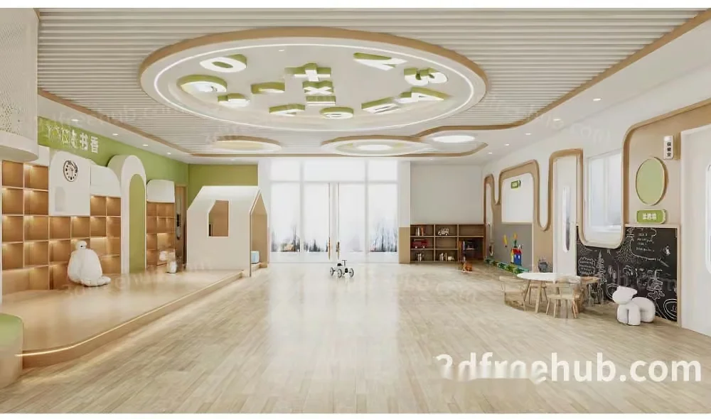 Cozy Playroom 3D Model – 19860 – VRAY Render