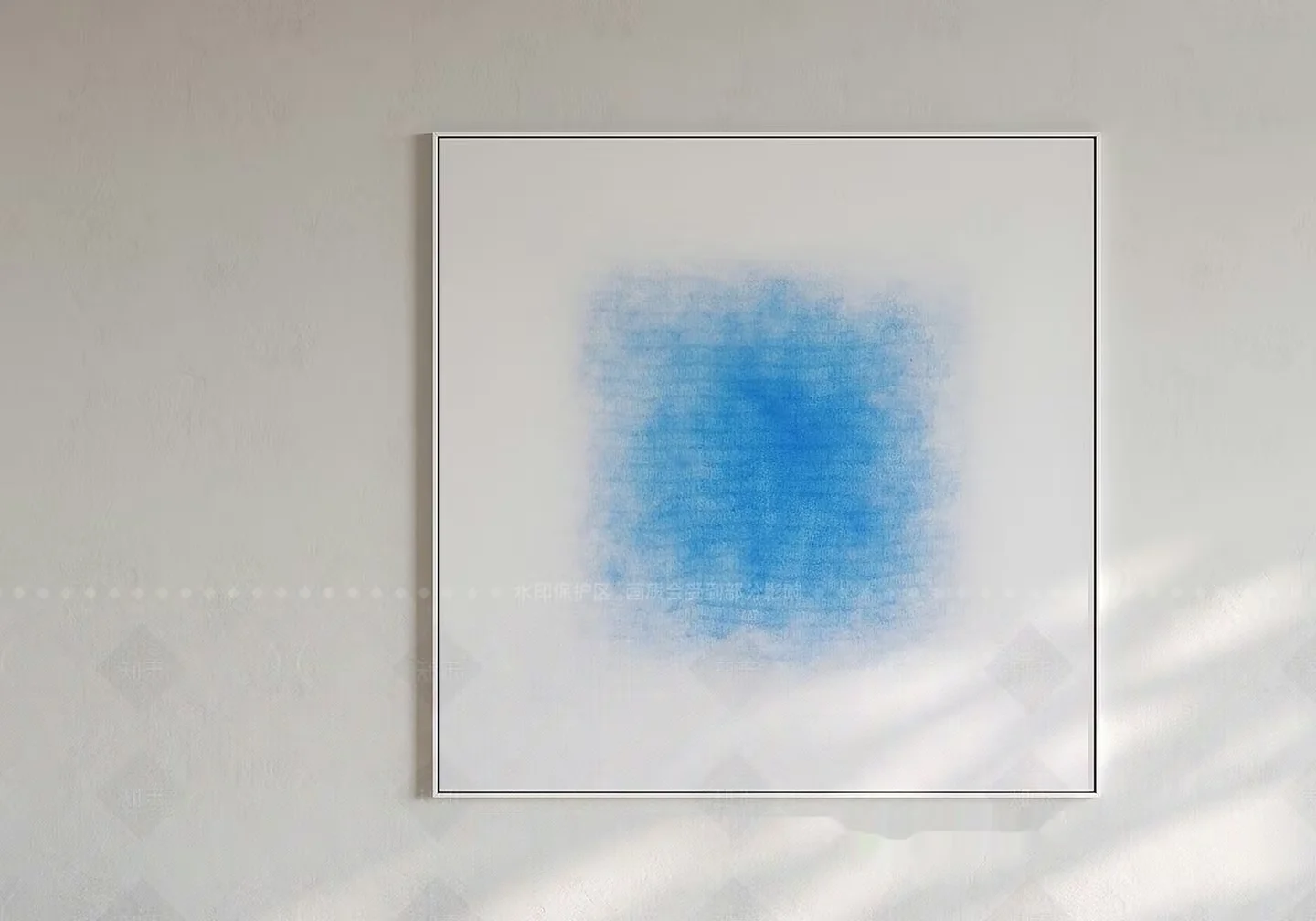 Abstract Blue Painting 3D Model – 8418 – VRAY Render