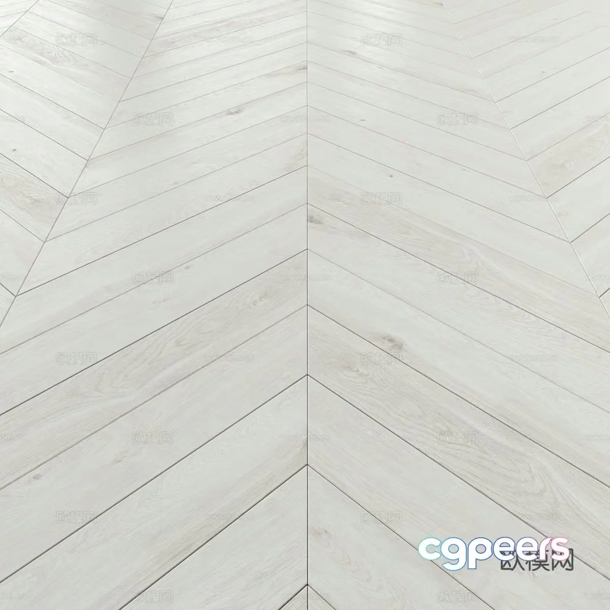 Simple wooden floor white wooden floor fish bone shop herringbone shop I-shaped shop matte wooden floor 3d model