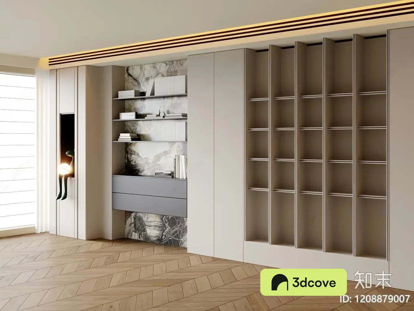 White Bookshelf
