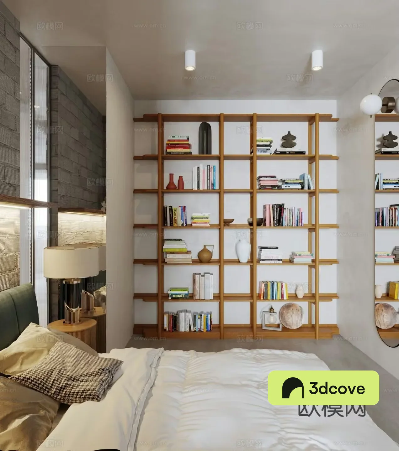 Nordic bookcase bookshelf