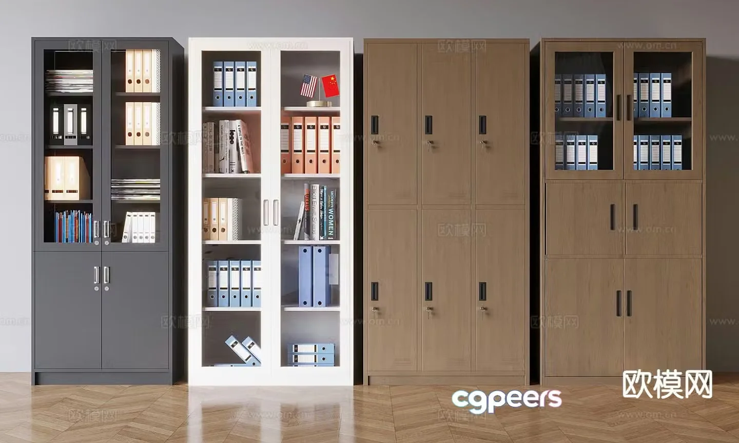 File cabinet information cabinet filing cabinet 3d model