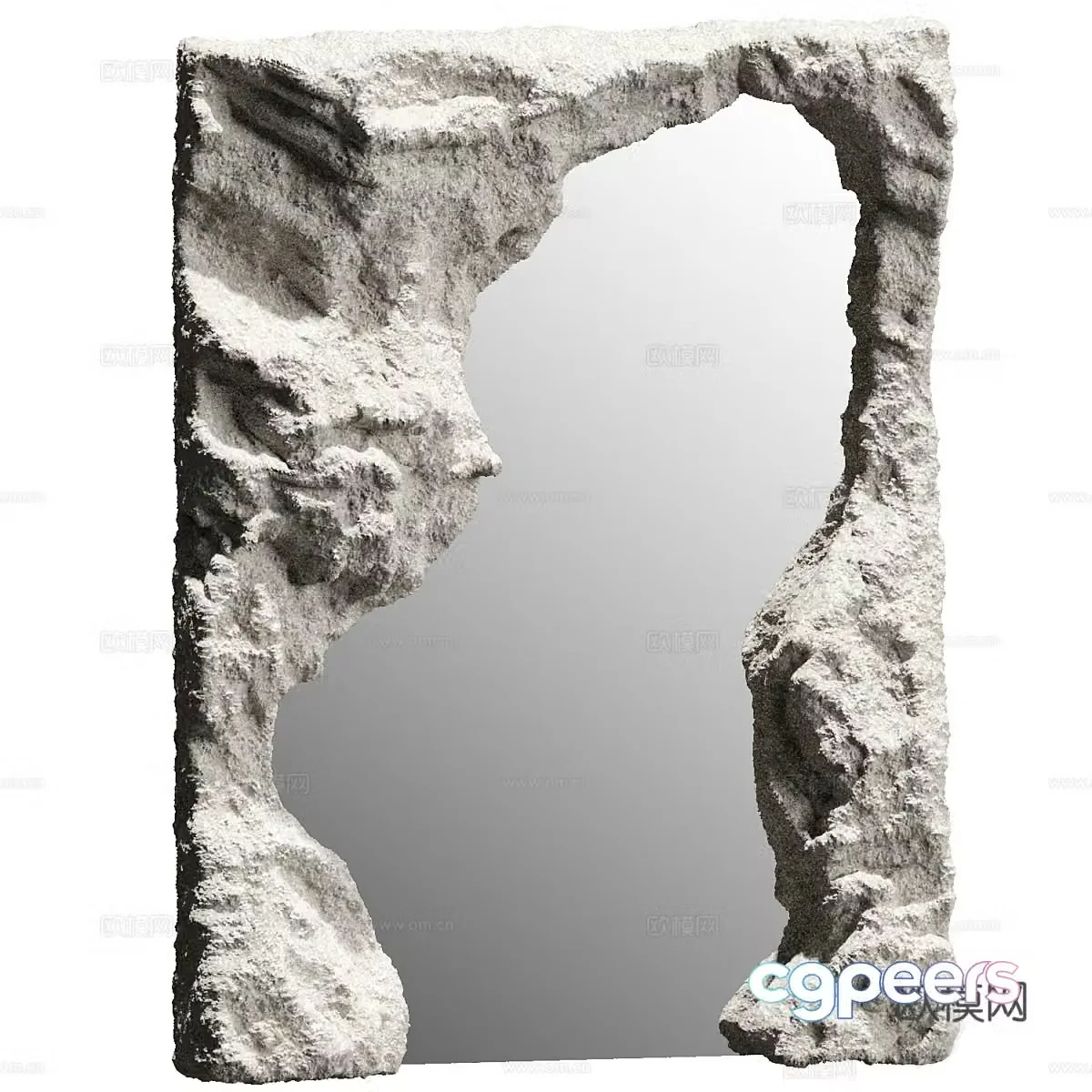 Wasabi decorative mirror 3d model