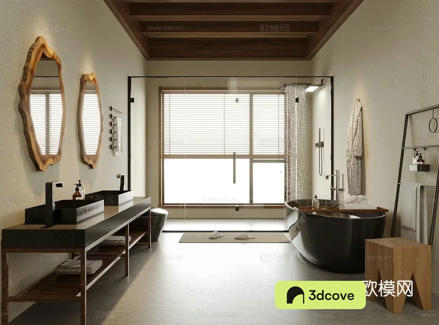 Modern B&B Bathroom Hotel Bathroom Washing Terminal Bathtub