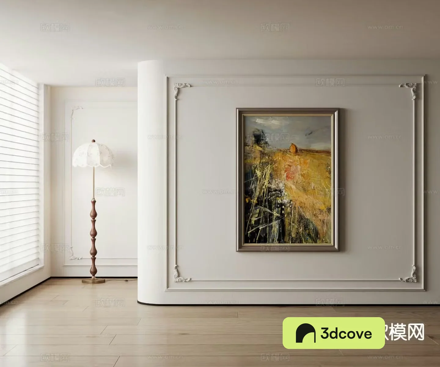 American decorative painting oil painting landscape painting