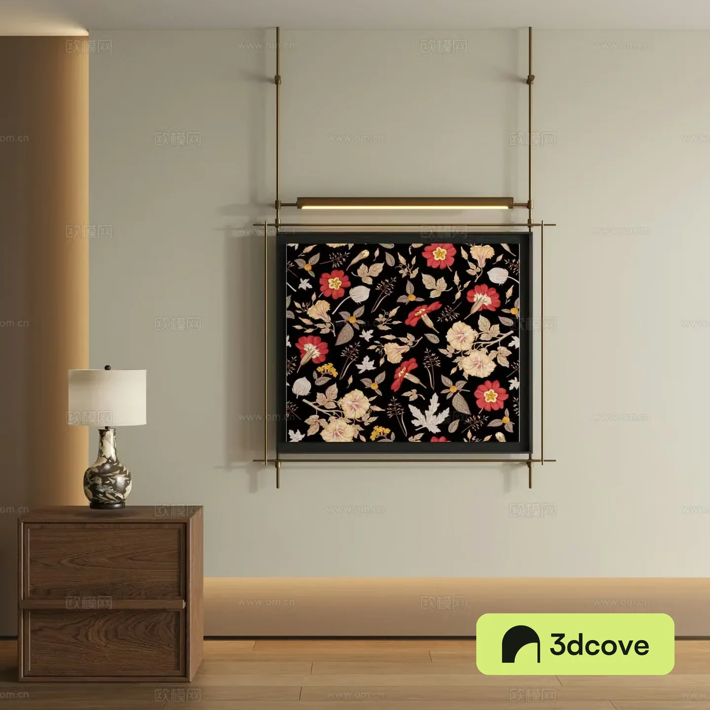 Modern boom decorative painting