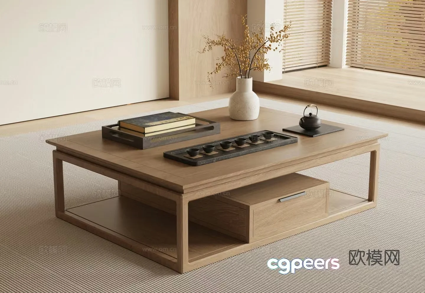 New Chinese coffee table 3D model